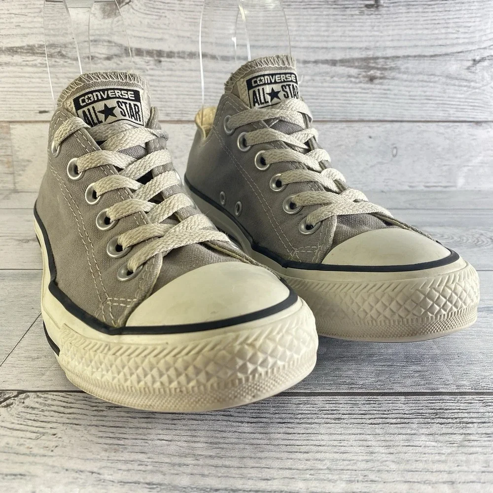 Converse Shoes W 7 M 5 Gray Chuck‎ Taylor All Star Canvas Sneakers Casual Nice